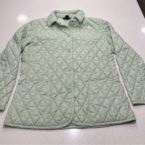 Brooks Brothers Mint Quilted Jacket - Size 12 - Picture 2 of 7